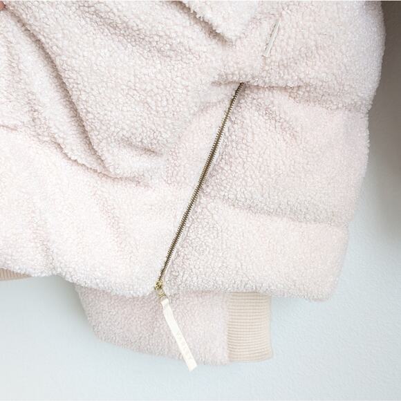 Varley Wynn Sherpa Puffer Coat in Sandshell, size XL - Picture 7 of 9